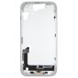 iPhone 15 Mid-Frame Housing W/ Charging Port Flex & Small Parts Blue (OEM PULL)