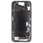 iPhone 15 Plus Mid-Frame Housing W/ Charging Port Flex & Small Parts Black (OEM PULL)