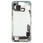 iPhone 15 Plus Mid-Frame Housing W/ Charging Port Flex & Small Parts Green (OEM PULL)
