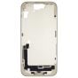 iPhone 15 Plus Mid-Frame Housing W/ Charging Port Flex & Small Parts Yellow (OEM PULL)