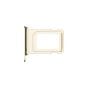 iPhone 15 Plus Mid-Frame Housing W/ Charging Port Flex & Small Parts Yellow (OEM PULL)