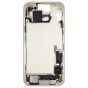 iPhone 15 Plus Mid-Frame Housing W/ Charging Port Flex & Small Parts Yellow (OEM PULL)