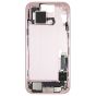 iPhone 15 Plus Mid-Frame Housing W/ Charging Port Flex & Small Parts Pink (OEM PULL)
