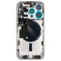 iPhone 15 Pro Back Housing W/ Small Parts White Titanium (OEM PULL)