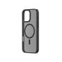 TRUSMI iPhone 12 TPU+PC Magnetic Skin-friendly Matte Phone Case Transparent Black