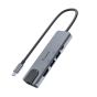 TRUSMI DS01-04 Type-C to HDMI+RJ45+USB2.0+USB3.0+Type-C PD100W