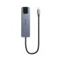 TRUSMI DS01-04 Type-C to HDMI+RJ45+USB2.0+USB3.0+Type-C PD100W