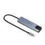 TRUSMI DS01-04 Type-C to HDMI+RJ45+USB2.0+USB3.0+Type-C PD100W