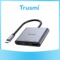 TRUSMI DS01-05 Type-C to HDMI+USB3.0+Type-C PD100W
