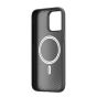 TRUSMI iPhone 13/14 PU Leather Magnetic Phone Case Gray