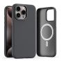 TRUSMI iPhone 13/14 PU Leather Magnetic Phone Case Gray