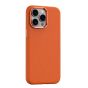 TRUSMI iPhone 13/14 PU Leather Magnetic Phone Case Orange