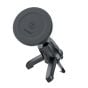 TRUSMI LP06-013 15W Wireless Magnetic Clamping type Car Phone Holder Air Outlet Black