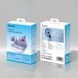 TRUSMI WS18-013 10W OWS Clip-On Wireless Earphone Purple