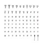 iPhone 16 Pro Max Complete Screw Set