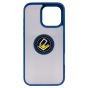 Brilliance LUX iPhone 16 Pro Max Hybrid Shell Anti-shock Ring Kickstand TPU Matte Case Royal Blue