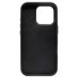 Brilliance LUX iPhone 16 Pro Luxury Vegan Soft Premium PU Leather with Metal Camera Case Black
