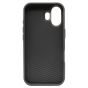 Brilliance LUX iPhone 16 Plus Luxury Vegan Soft Premium PU Leather with Metal Camera Case Grey