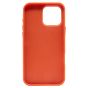Brilliance LUX iPhone 16 Pro Max Luxury Vegan Soft Premium PU Leather with Metal Camera Case Orange