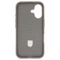 Brilliance LUX iPhone 16 Plus TPU+PC Magnetic Airbag Anti-fall Phone Case Silver
