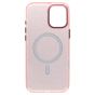 Brilliance LUX iPhone 16 Bling Shiny Magnetic TPU+PC Clear Case With Lens Bracket Camera Stand Glitter Pink