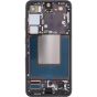 Samsung S24 LCD with Touch + Frame After Market Soft OLED Black (ORIGINAL SIZE) (120 HZ)