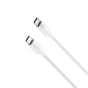 TRUSMI 100W Type C To Type C Braided Charging Cable White 3M