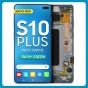 Samsung S10 Plus LCD with Touch + Frame Prism Green SERVICE PACK