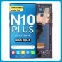 Samsung Note 10 Plus LCD With Touch + Frame After Market Aura Black (Smaller Size)