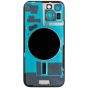 iPhone 15 Back Glass W/Steel Plate Black (OEM PULL)