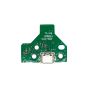 Playstation 4 Pro Micro USB Charging Port Board With 12-Pin Flex Cable For Controllers (Version 2: JDS-011) (PART # 15O901)