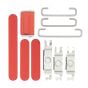 iPhone 12 Hard Buttons (Power / Volume / Switch) (Red)