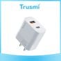 TRUSMI 30W Dual USB & Type-C Fast Charger