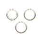iPhone 12 Pro (Aftermarket Plus) (Silver) - Back Camera Lens With Bracket & Bezel