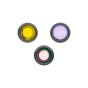 iPhone 12 Pro (Aftermarket Plus) (Graphite) - Back Camera Lens With Bracket & Bezel