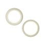 iPhone 15 / 15 Plus Back Camera Lens With Bracket & Bezel (2 Piece Set) (Premium) (Yellow)