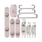 iPhone 15 / 15 Plus Hard Buttons (Power / Volume / Switch) (Pink)