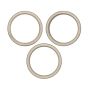 iPhone 15 Pro Back Camera Bezel Ring (Natural Titanium) - 3 Piece Set