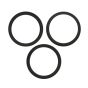 iPhone 15 Pro Max Back Camera Lens With Bracket & Bezel (3 Piece Set) (Premium) (Black Titanium)