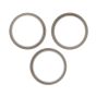 iPhone 15 Pro Max Back Camera Lens With Bracket & Bezel (3 Piece Set) (Premium) (White Titanium)