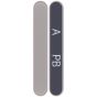 iPhone 15 Pro Max 5G Glass Edge Strip (White Titanium)