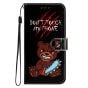 Brilliance LUX Samsung S24 Flip PU Leather Wallet 3D Print Bear with Wrist Strap Case