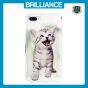 Brilliance LUX iPhone 6P/7P/8P Flip PU Leather Wallet 3D Print Cat with Wrist Strap Case