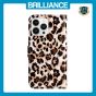 Brilliance LUX iPhone 13 Pro Max Flip PU Leather Wallet 3D Print Leopard with Wrist Strap Case