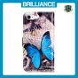 Brilliance LUX iPhone 6/7/8 Flip PU Leather Wallet 3D Print Butterfly with Wrist Strap Case