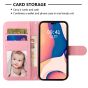 Brilliance LUX iPhone 13 Flip PU Leather Wallet 3D Print Pink Bear with Wrist Strap Case