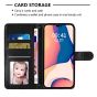 Brilliance LUX iPhone XR Flip PU Leather Wallet 3D Print Rhombus Case Black