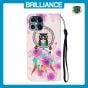 Brilliance LUX iPhone 12 Pro Max Flip PU Leather Wallet 3D Print Owl design Case