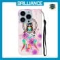 Brilliance LUX iPhone 15 Pro Max Flip PU Leather Wallet 3D Print Owl design Case