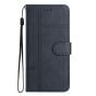 Brilliance LUX iPhone 6P/7P/8P Flip Book PU Leather Wallet ShockProof Cowhide Texture with Wrist Strap Case Blue